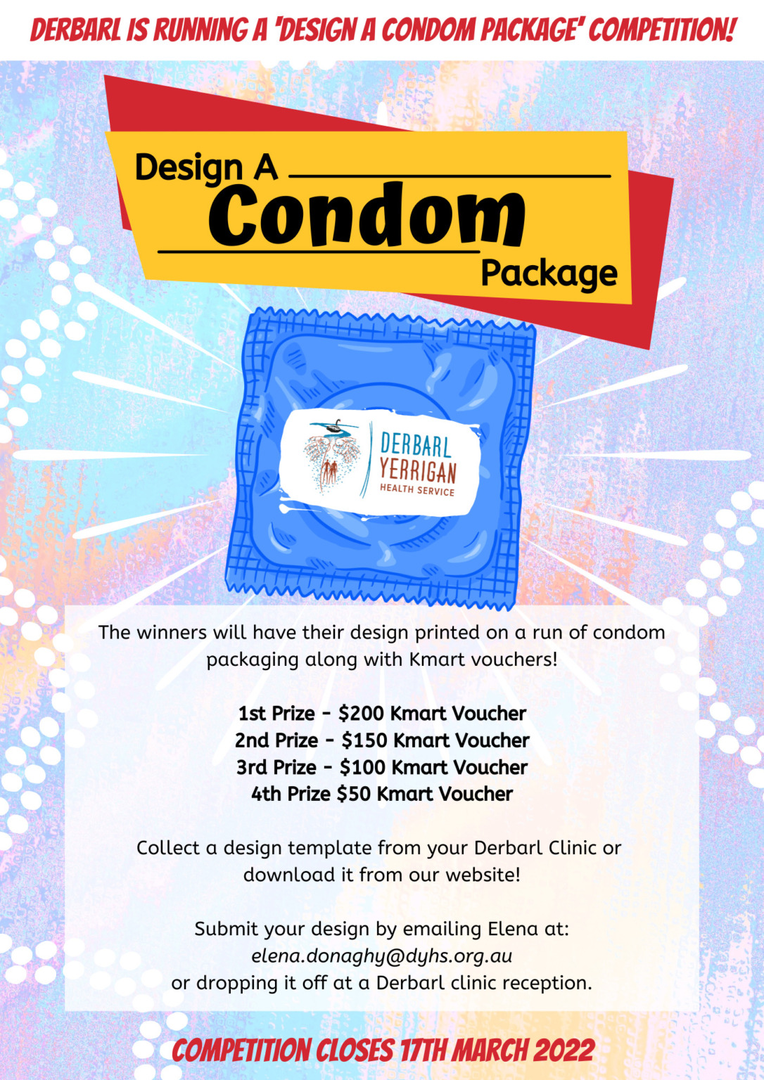 Design a Condom Package Competition! • Derbarl Yerrigan • Aboriginal ...