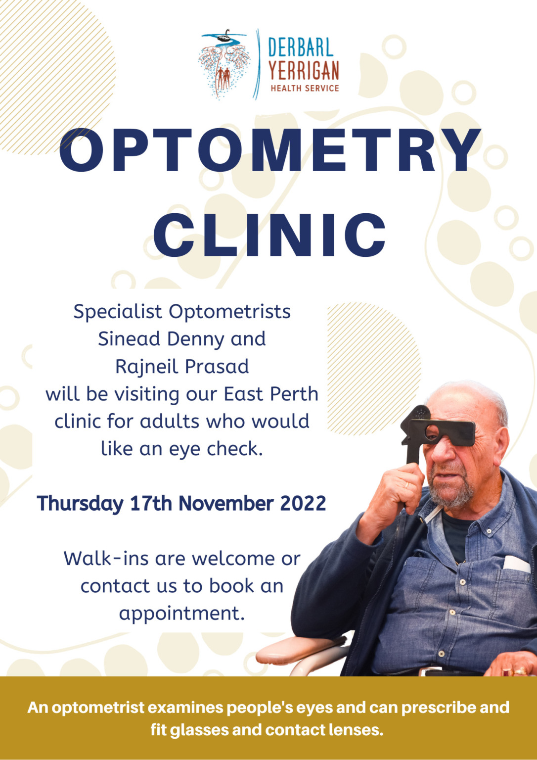 East Perth Optometry Clinic • Derbarl Yerrigan • Aboriginal Medical